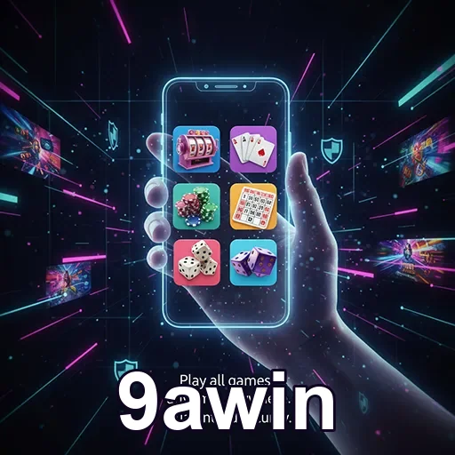 Mobile player enjoying seamless casino gaming with 9awin