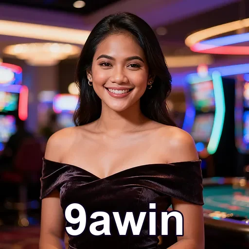 Secure online gaming experience with 9awin logo